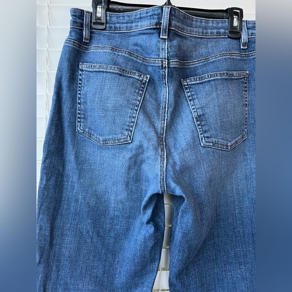 Eileen Fisher Women's Blue Organic Cotton Blend Crop Jeans Size 10 R5BD - Picture 6 of 10